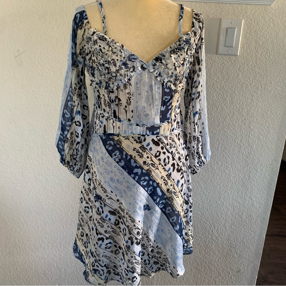 Foxiedox off shoulder cocktail dress M